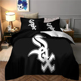 Laden Sie das Bild in den Galerie-Viewer, Chicago White Sox Bedding Set Quilt Cover Without Filler