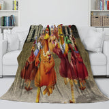 Laden Sie das Bild in den Galerie-Viewer, Chicken Run Blanket Flannel Throw Room Decoration
