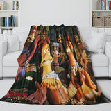 Laden Sie das Bild in den Galerie-Viewer, Chicken Run Blanket Flannel Throw Room Decoration