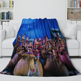 Laden Sie das Bild in den Galerie-Viewer, Chicken Run Blanket Flannel Throw Room Decoration