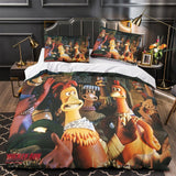 Laden Sie das Bild in den Galerie-Viewer, Chicken Run Duvet Cover Bedding Set Without Filler