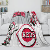 Laden Sie das Bild in den Galerie-Viewer, Cincinnati Reds Blanket Flannel Throw Room Decoration