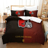 Laden Sie das Bild in den Galerie-Viewer, Cleveland Browns Bedding Set Duvet Cover Without Filler