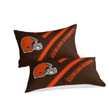 Laden Sie das Bild in den Galerie-Viewer, Cleveland Browns Bedding Set Duvet Cover Without Filler