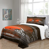 Laden Sie das Bild in den Galerie-Viewer, Cleveland Browns Bedding Set Duvet Cover Without Filler