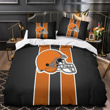 Laden Sie das Bild in den Galerie-Viewer, Cleveland Browns Bedding Set Duvet Cover Without Filler