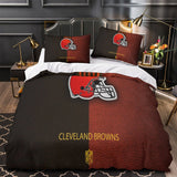 Laden Sie das Bild in den Galerie-Viewer, Cleveland Browns Bedding Set Duvet Cover Without Filler