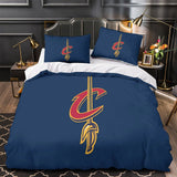 Laden Sie das Bild in den Galerie-Viewer, Cleveland Cavaliers Bedding Set Duvet Cover Without Filler