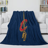 Laden Sie das Bild in den Galerie-Viewer, Cleveland Cavaliers Blanket Flannel Fleece Throw Room Decoration