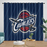 Laden Sie das Bild in den Galerie-Viewer, Cleveland Cavaliers Curtains Blackout Window Drapes Room Decoration