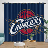 Laden Sie das Bild in den Galerie-Viewer, Cleveland Cavaliers Curtains Blackout Window Drapes Room Decoration