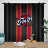 Laden Sie das Bild in den Galerie-Viewer, Cleveland Cavaliers Curtains Blackout Window Drapes Room Decoration