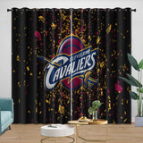 Laden Sie das Bild in den Galerie-Viewer, Cleveland Cavaliers Curtains Blackout Window Drapes Room Decoration