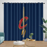 Laden Sie das Bild in den Galerie-Viewer, Cleveland Cavaliers Curtains Blackout Window Drapes Room Decoration