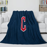 Laden Sie das Bild in den Galerie-Viewer, Cleveland Guardians Blanket Flannel Throw Room Decoration