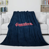 Laden Sie das Bild in den Galerie-Viewer, Cleveland Guardians Blanket Flannel Throw Room Decoration