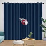 Laden Sie das Bild in den Galerie-Viewer, Cleveland Guardians Curtains Blackout Window Drapes Room Decoration