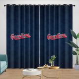 Laden Sie das Bild in den Galerie-Viewer, Cleveland Guardians Curtains Blackout Window Drapes Room Decoration