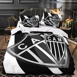 Laden Sie das Bild in den Galerie-Viewer, Clube Atlético Mineiro Duvet Cover Bedding Set Without Filler