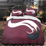 Laden Sie das Bild in den Galerie-Viewer, Colorado Avalanche Bedding Set Quilt Duvet Cover Without Filler