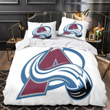 Laden Sie das Bild in den Galerie-Viewer, Colorado Avalanche Bedding Set Quilt Duvet Cover Without Filler