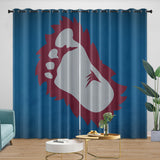 Laden Sie das Bild in den Galerie-Viewer, Colorado Avalanche Curtains Blackout Window Drapes Room Decoration