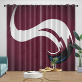 Laden Sie das Bild in den Galerie-Viewer, Colorado Avalanche Curtains Blackout Window Drapes Room Decoration