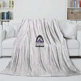 Laden Sie das Bild in den Galerie-Viewer, Colorado Rockies Blanket Flannel Throw Room Decoration