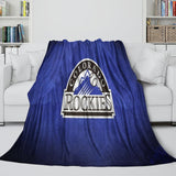 Laden Sie das Bild in den Galerie-Viewer, Colorado Rockies Blanket Flannel Throw Room Decoration
