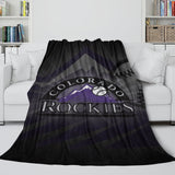 Laden Sie das Bild in den Galerie-Viewer, Colorado Rockies Blanket Flannel Throw Room Decoration