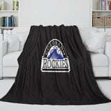 Laden Sie das Bild in den Galerie-Viewer, Colorado Rockies Blanket Flannel Throw Room Decoration