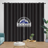 Laden Sie das Bild in den Galerie-Viewer, Colorado Rockies Curtains Blackout Window Drapes Room Decoration