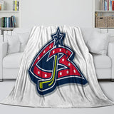 Laden Sie das Bild in den Galerie-Viewer, Columbus Blue Jackets Blanket Flannel Throw Kids Room Decoration