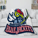Laden Sie das Bild in den Galerie-Viewer, Columbus Blue Jackets Blanket Flannel Throw Kids Room Decoration