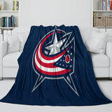 Laden Sie das Bild in den Galerie-Viewer, Columbus Blue Jackets Blanket Flannel Throw Kids Room Decoration