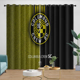 Laden Sie das Bild in den Galerie-Viewer, Columbus Crew SC Curtains Blackout Window Drapes Room Decoration