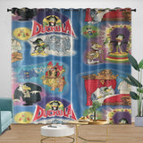 Laden Sie das Bild in den Galerie-Viewer, Count Duckula Curtains Pattern Blackout Window Drapes