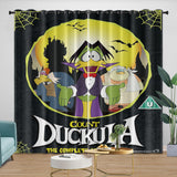 Laden Sie das Bild in den Galerie-Viewer, Count Duckula Curtains Pattern Blackout Window Drapes