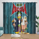 Laden Sie das Bild in den Galerie-Viewer, Count Duckula Curtains Pattern Blackout Window Drapes