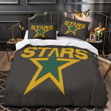 Laden Sie das Bild in den Galerie-Viewer, Dallas Stars Bedding Set Quilt Duvet Cover Without Filler