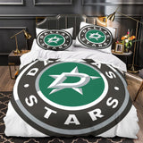 Laden Sie das Bild in den Galerie-Viewer, Dallas Stars Bedding Set Quilt Duvet Cover Without Filler