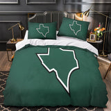 Laden Sie das Bild in den Galerie-Viewer, Dallas Stars Bedding Set Quilt Duvet Cover Without Filler