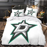 Laden Sie das Bild in den Galerie-Viewer, Dallas Stars Bedding Set Quilt Duvet Cover Without Filler