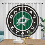Laden Sie das Bild in den Galerie-Viewer, Dallas Stars Curtains Blackout Window Drapes Room Decoration