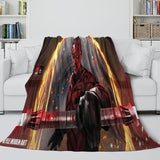 Laden Sie das Bild in den Galerie-Viewer, Darth Maul Blanket Flannel Throw Room Decoration