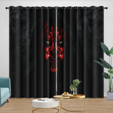 Laden Sie das Bild in den Galerie-Viewer, Darth Maul Curtains Pattern Blackout Window Drapes