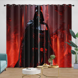 Laden Sie das Bild in den Galerie-Viewer, Darth Vader Curtains Blackout Window Drapes Room Decoration