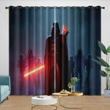 Laden Sie das Bild in den Galerie-Viewer, Darth Vader Curtains Blackout Window Drapes Room Decoration