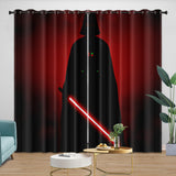 Laden Sie das Bild in den Galerie-Viewer, Darth Vader Curtains Blackout Window Drapes Room Decoration