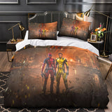 Laden Sie das Bild in den Galerie-Viewer, Deadpool And Wolverine Bedding Set Pattern Quilt Cover Without Filler